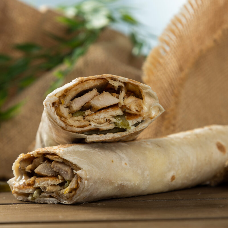 Chicken Shawarma Sandwich Wrap