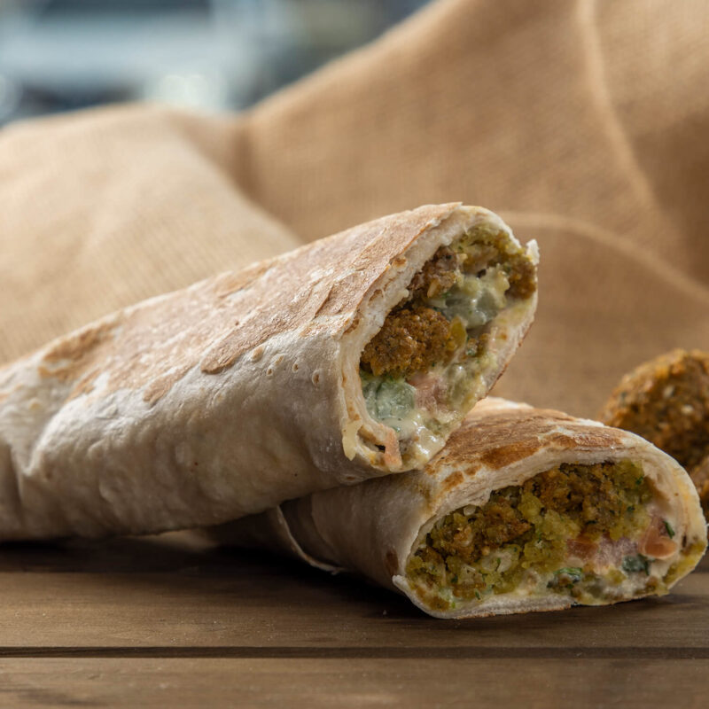 Falafel Sandwich Wrap