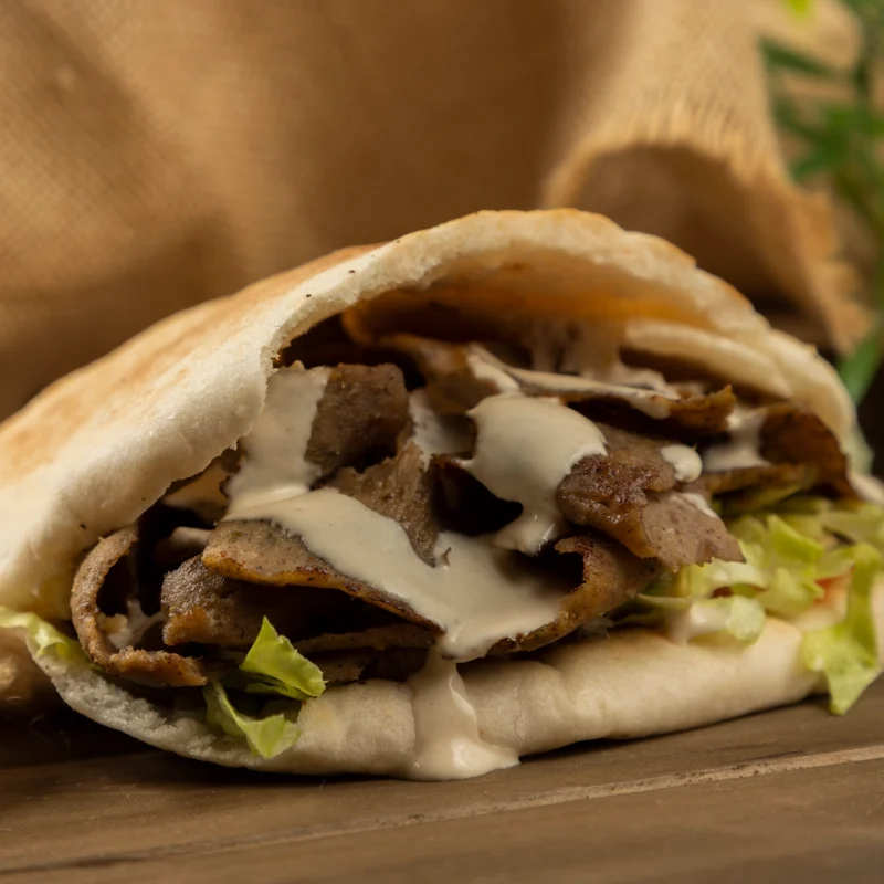 Gyros Wrap – Sesame Bread