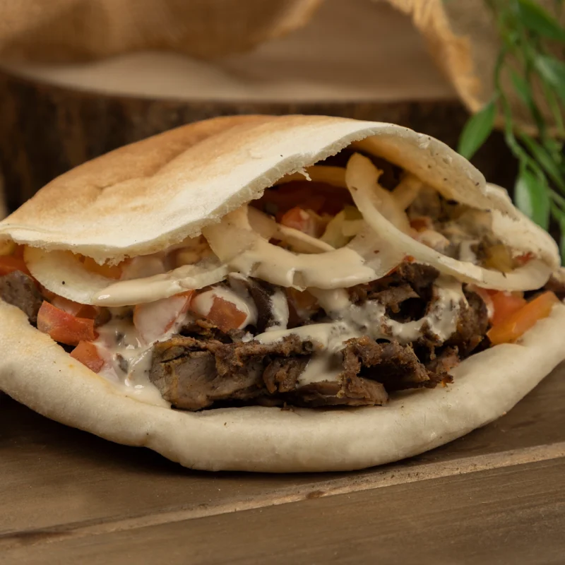 Steak Shawarma Sandwich Pita