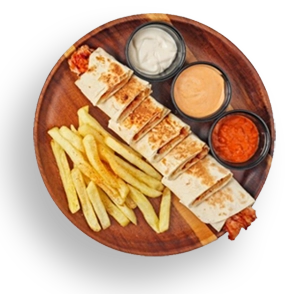 Baba Saj - Chicken Shawarma Meal