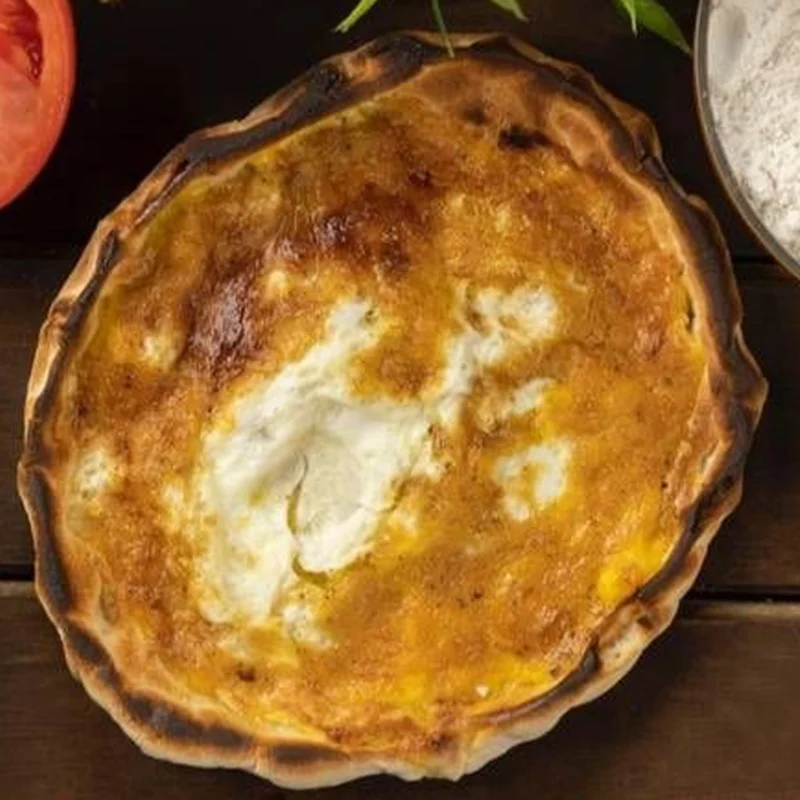 Eggs with White Cheese