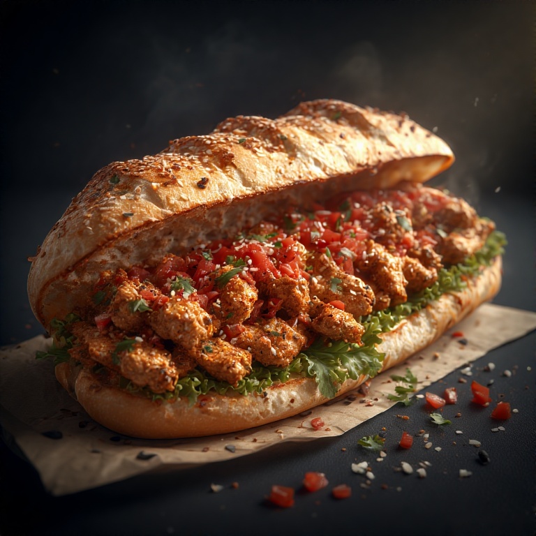Chicken Shawarma – Sesame Bread