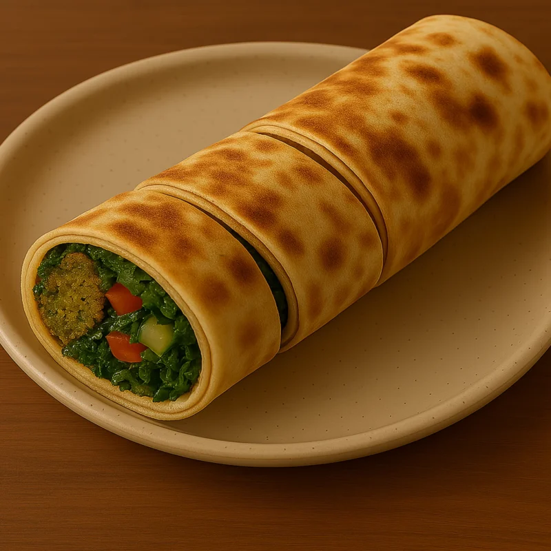 Falafel Shawarma Roll