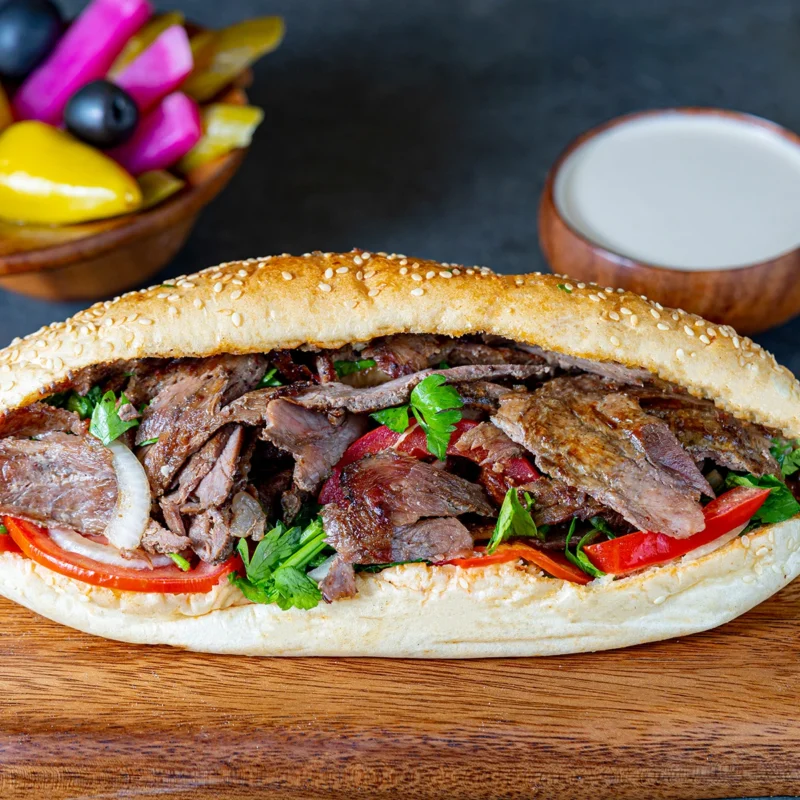 Steak Shawarma – Sesame Bread